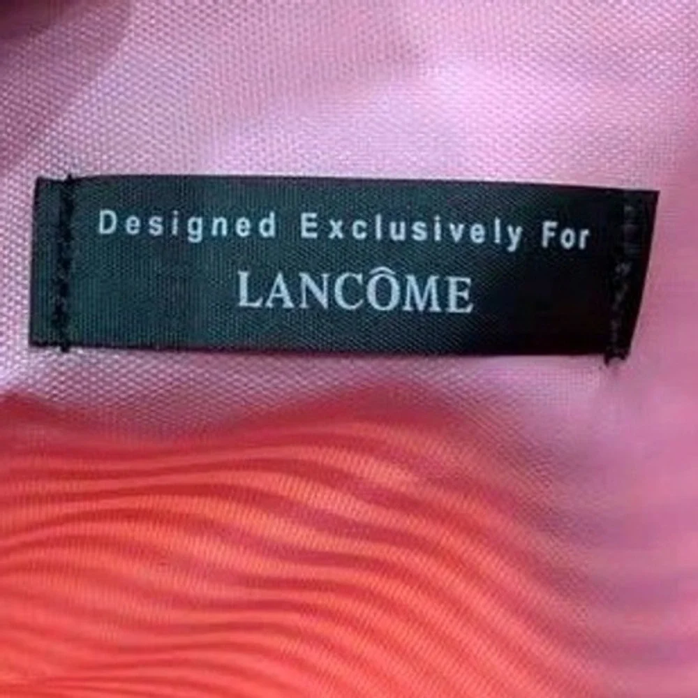 NWOT~Lancome Nautical Red/White Striped Hobo Tote Bag~Summer Beach ~ Zip Closure